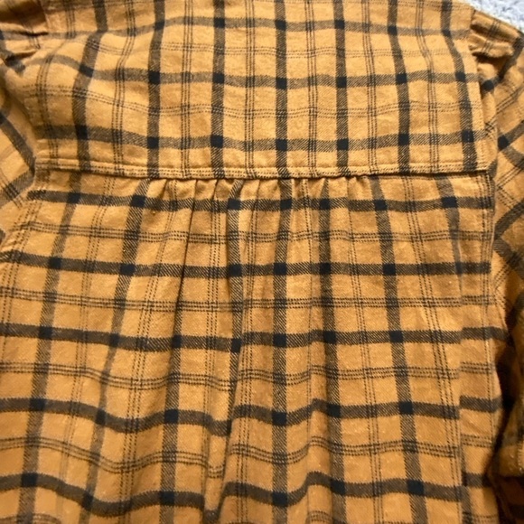 women's Isabel maternity top size XXL brown & black plaid flannel MSRP $28 - Picture 8 of 8